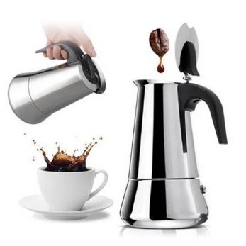 BERGARANSI Mokapot Moka Pot Kepler Coffe Alat Dapur Pembuat Kopi Stainless Steel