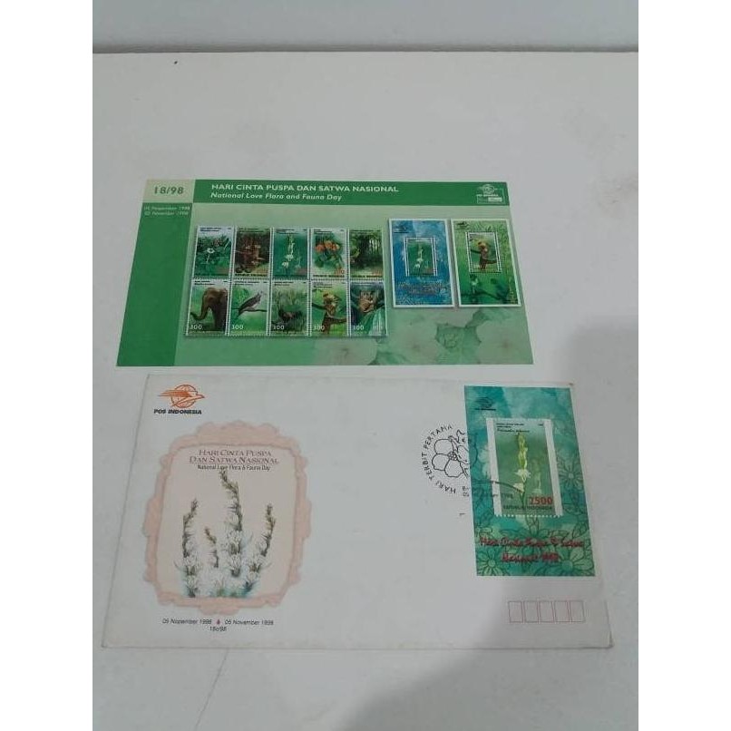 

Perangko Set Edisi Hari Cinta Puspa Dan Satwa Nasional 1998