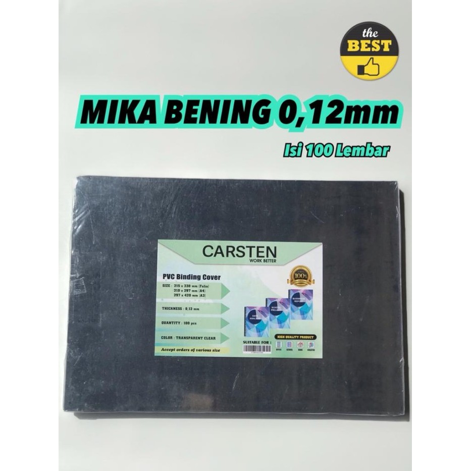 

MIKA JILID 0.12 MM A3 ISI 100 LEMBAR