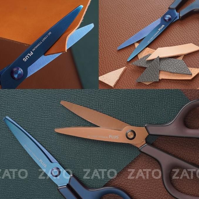 

Terlaris Leather Scissors Titanium Coated - Gunting Kulit - Leather Tools Ready Stok