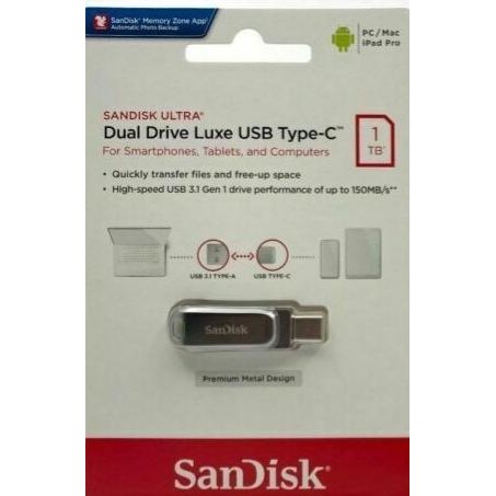 CO FLASHDISK FLASHDISK OTG SANDISK ULTRA DUAL DRIVE USB TYPE C 1 TB