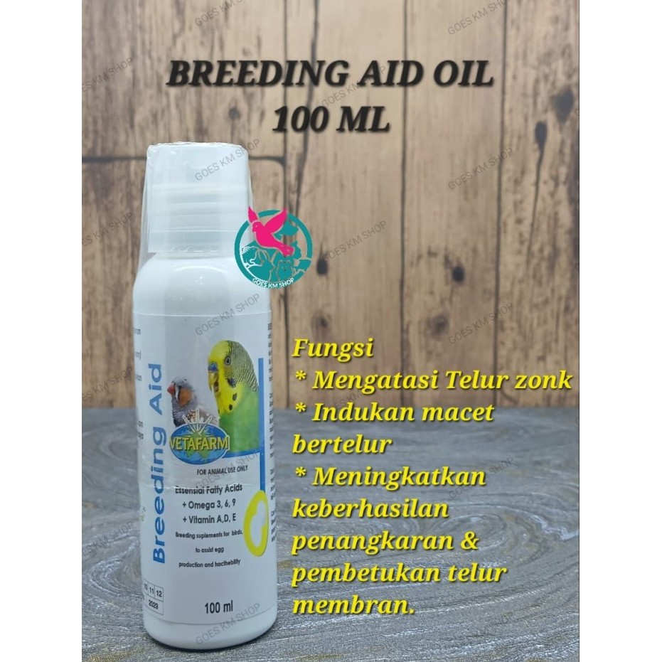 VETAFARM - BREEDING AID OIL 100 ML KODE 692