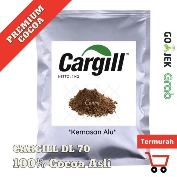 

COCOA POWDER 1 KG CARGILL GERKENS PURE 100% / COKLAT BUBUK MURNI 1KG