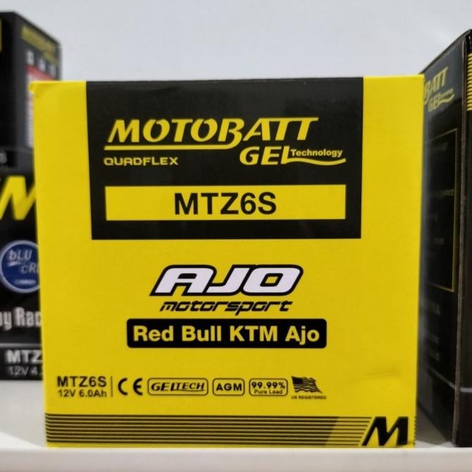 Ori - Aki motor Honda Vario 125, 150 Motobatt MTZ6S Aki gel