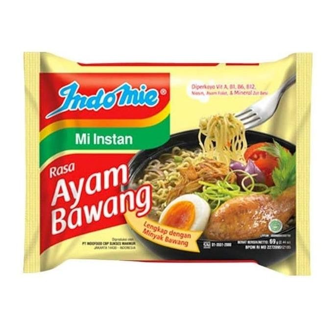 

READY INDOMIE MIE AYAM BAWANG INSTANT 1 DUS ISI 40 | INDOMI KUAH INSTAN AB