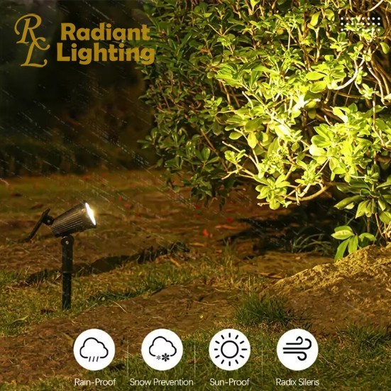 Lampu Sorot Taman Solar Tenaga Surya / Lampu Teras