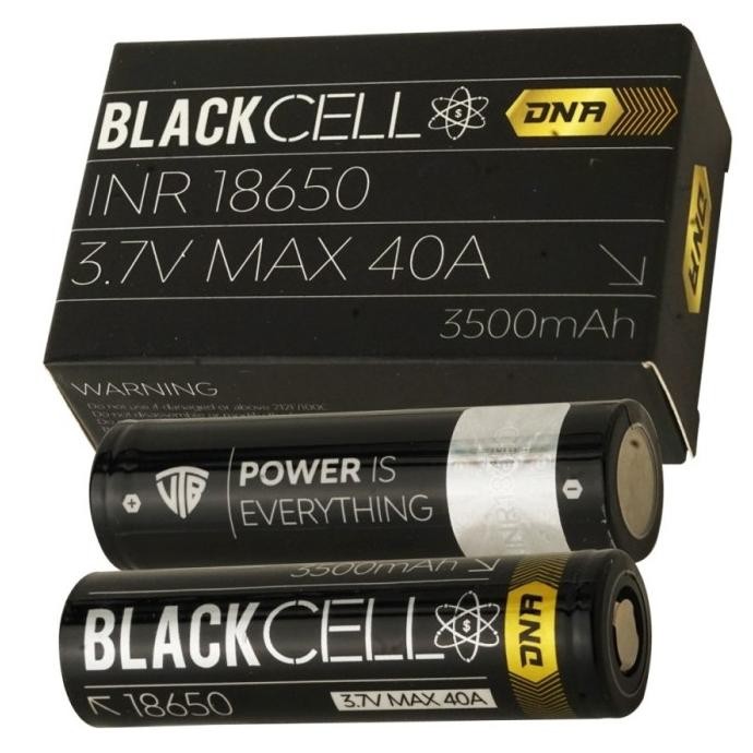 CO BLACKCELL DNA 18650 3500MAH 40A BATERAI BATERE BATTERY