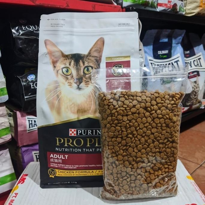 

READY PROPLAN CAT ADULT CHIKEN REPACK 1KG/ PROPLAN KUCING REPACK RASA AYAM