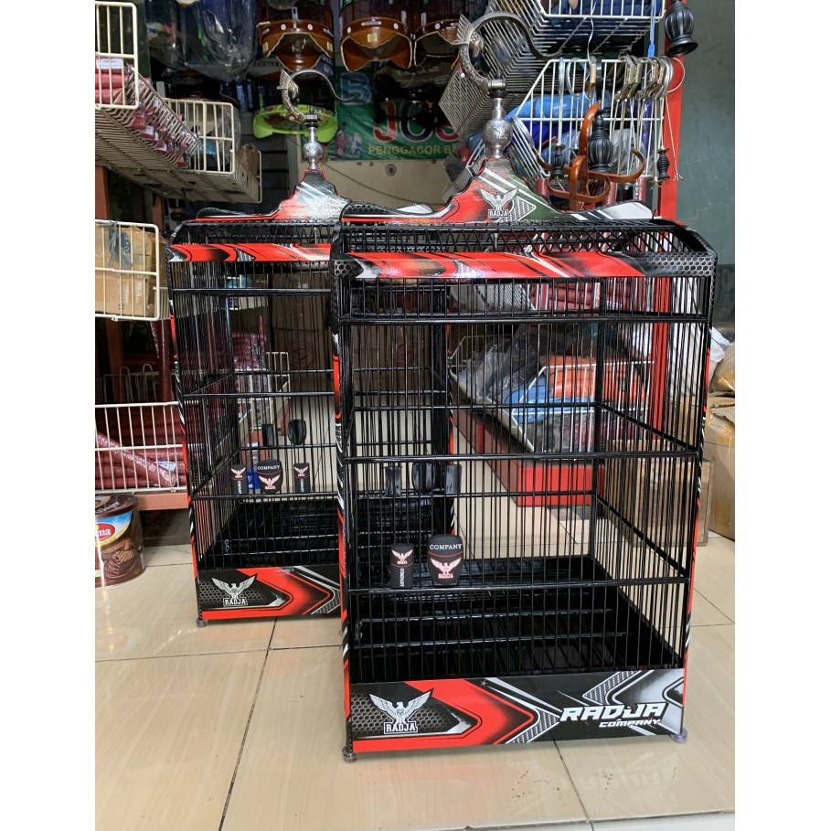 Sale Terbatas Sangkar Kandang Kotak Radja Compani Decal Premium No 2 Aman