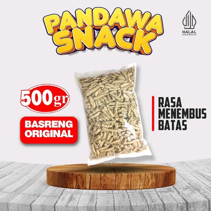 

SALE Basreng Original Asin Daun Jeruk 500gr Baso Goreng Stik Food Pedas Snacks Cemilan