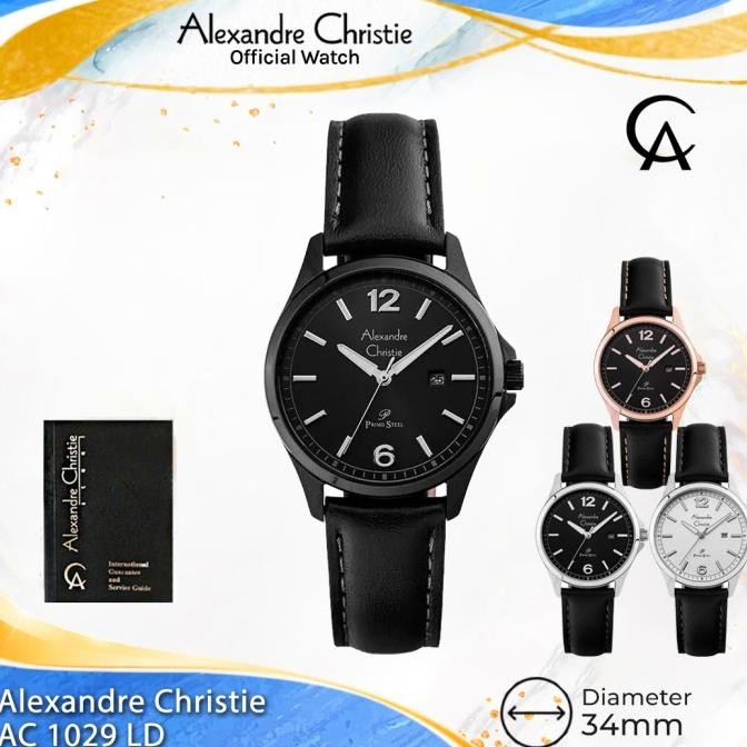 promo alexandre christie wanita ac 1029 ld ac 1029 ac1029ld leather strap