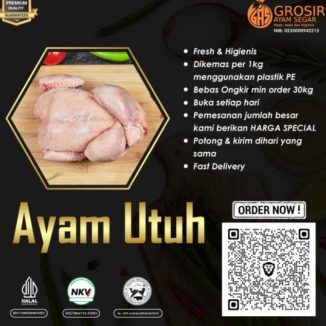 

READY AYAM UTUH ( BROILER/KARKAS )