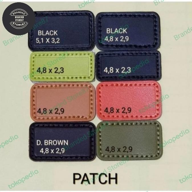 BEBAS ONGKIR - PATCH TUMI + FREE EMBOSS INISIAL NAMA 4-5 HURUF DAN ANGKA