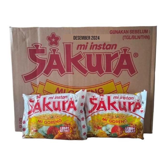 

READY 1 DUS MIE SAKURA GORENG ISI 40 PCS MIE GORENG INSTAN NOODLES FOOD MAKANAN AYAM SOTO PEDAS