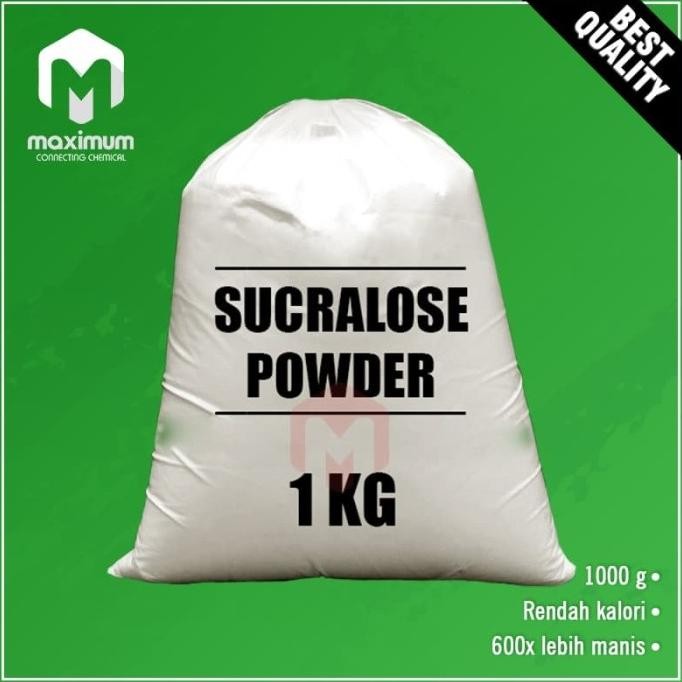 Baru Sucralose Powder 1 Kg - Pemanis E - Sweetener Bubuk 1Kg
