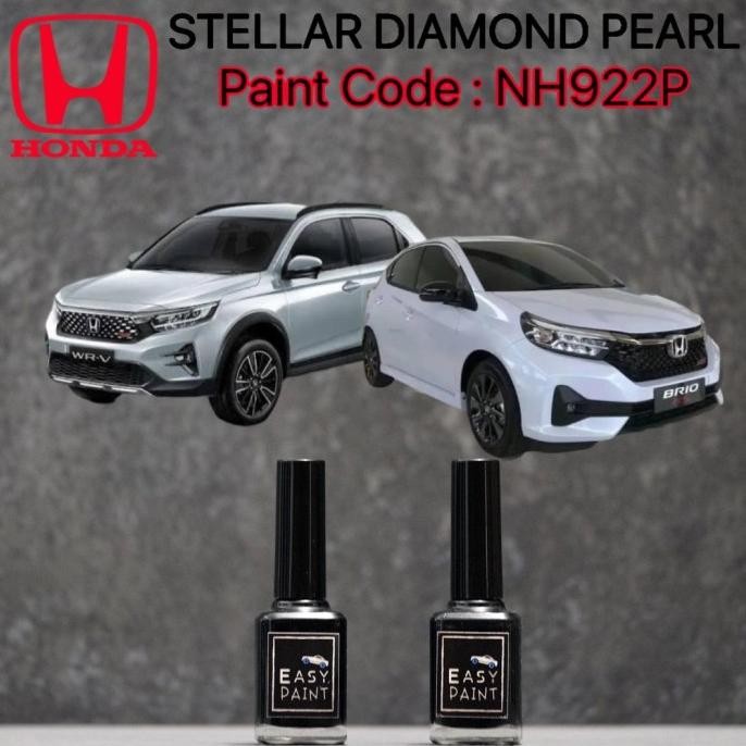 Ori - Cat Oles Mobil Stellar Diamond White Pearl NH922P Honda Brio WRV Putih Mutiara Putih Metalik 1