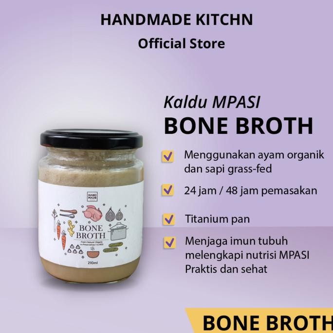 

READY PREMIUM CHICKEN BONE BROTH / KALDU AYAM KAMPUNG ORGANIC / KALDU MPASI