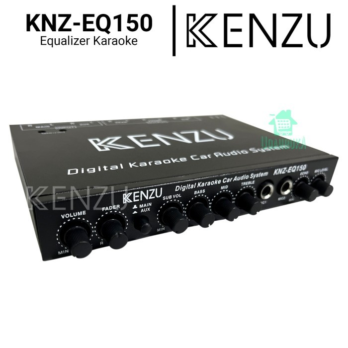 Parametric Equalizer - Kenzu - Knz-Eq150 - Digital Karaoke Car Audio System