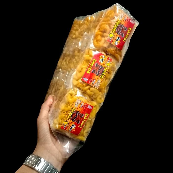 

BERGARANSI Makaroni SHUKAKU Extra Pedas Daun Jeruk Rasa Original & Level 1-10 - Makanan Ringan -