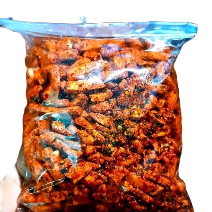 

TERLENGKAP basreng viral bumbu pedas daun jeruk kemasan 1kg Food Snacks Spices Camilan