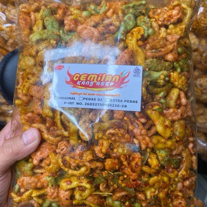 

LIMITED EDITION IKAN JADUL BANTET pedas gurih daun jeruk kerupuk Cemilan Kang Asep Snack Food