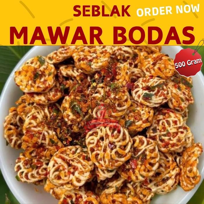 

BERGARANSI SEBLAK KERUPUK MAWAR RAFAEL PEDAS DAUN JERUK isi 500 gram Food Snacks Kering Krupuk