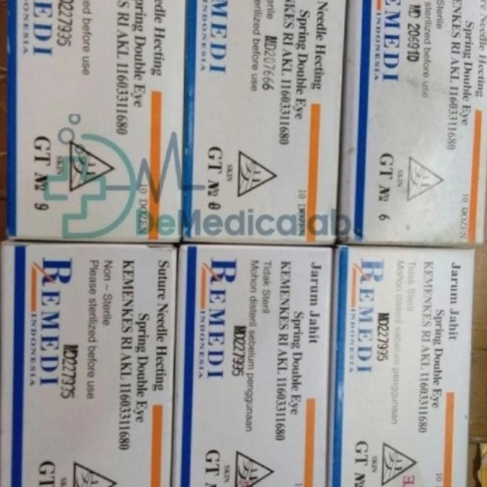 

TERBARU - Jarum Hecting Remedi GT/Jarum Jahit Kulit Skin Per Box isi 10 Lusin