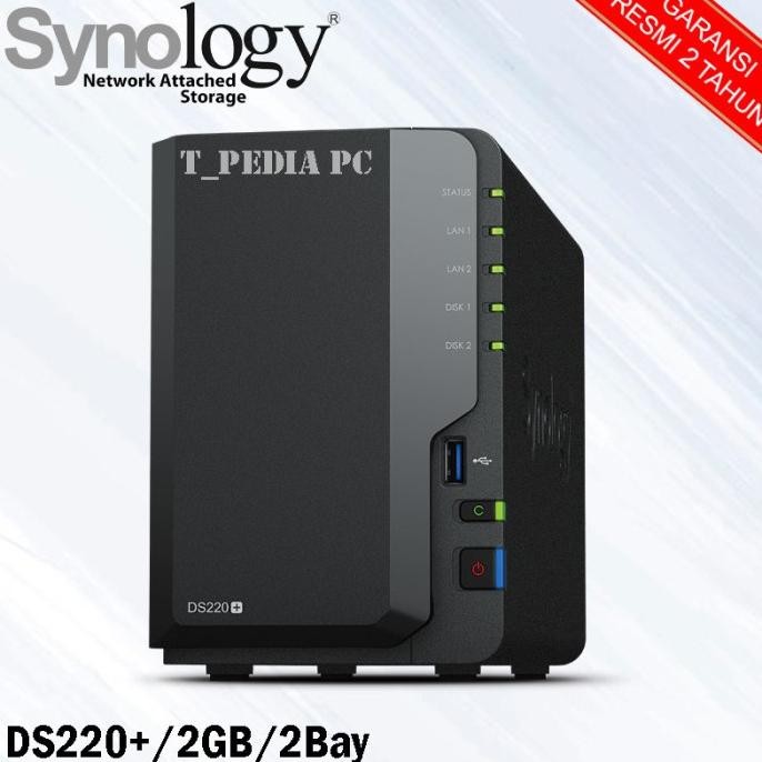CO Synology DS220+ DiskStation 2-BAY NAS Server Storage Cloud DS 220+