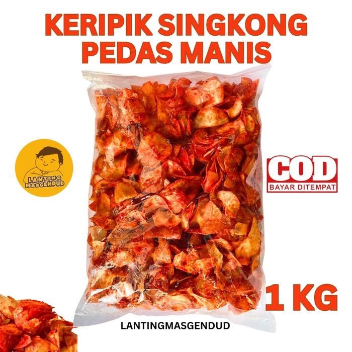 

TERMURAH Keripik Singkong Pedas - Cemilan Snacks Food Gurih Asin Renyah Cemilan Kripik cemil an