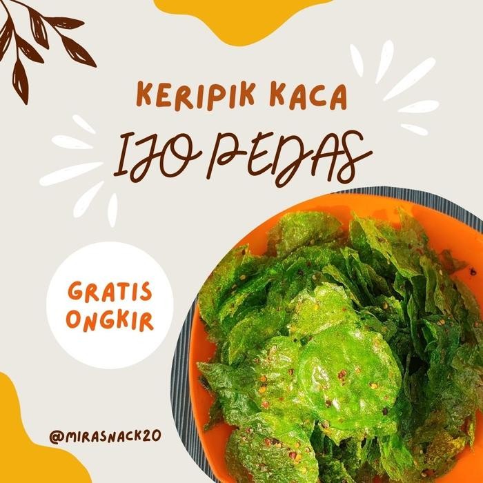 

LIMITED EDITION KERIPIK KACA 1 KG MIRA SNACK Food Snack Pedas Kripca Kripik Makanan Cemilan Camilan
