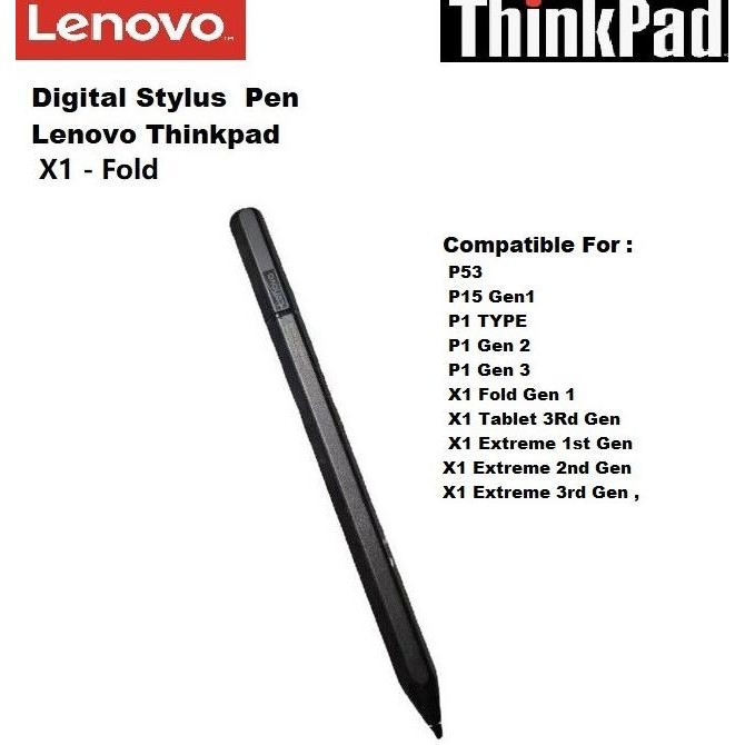 CO Active Stylus Digital Pen Lenovo Thinkpad X1 - Fold 4096 Original