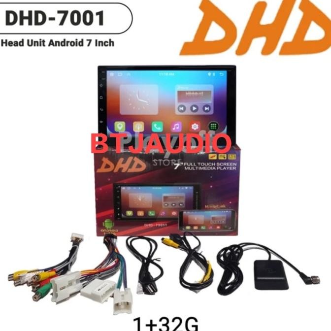 Spesial Head Unit Tape Tv Mobil Double Din Os Android Dhd 7 Inch + Kamera
