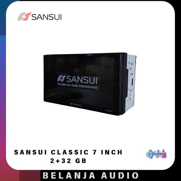 Spesial Head Unit Android 7 Inch Sansui Classic Series 2/32 Gb