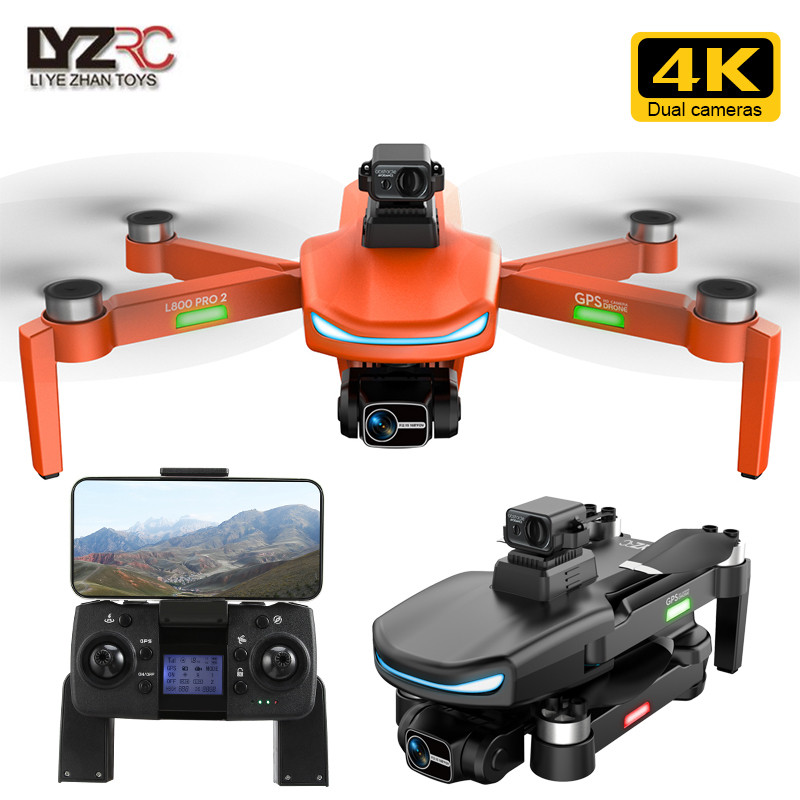 KESP Professional drone L800 PRO 2 GPS 4K HD camera 5G WIFI three-axis brushless motor 360° obstacle