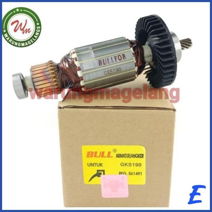 | WUN | ARMATURE ANGKER BULL FOR BOSCH GKS190 OLD BODI BESAR GKS165 GKS 165