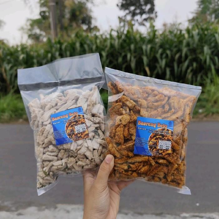 

PROMO SPECIAL PROMO 8.8 BASRENG DAUN JERUK KEMASAN 250GR TERMURAH Food Snack Pedas