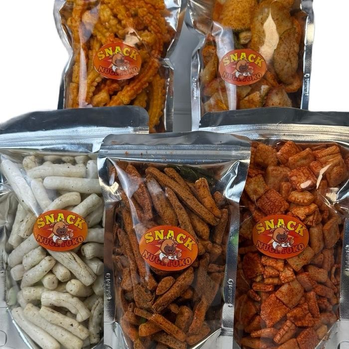 

TERBAIK BUNDLING SNACK NUGI TOKO - BASRENG KRUPUK MANGGAR KRUPUK PEDAS KRUPUK TENGIRI KRUPUK SEBLAK