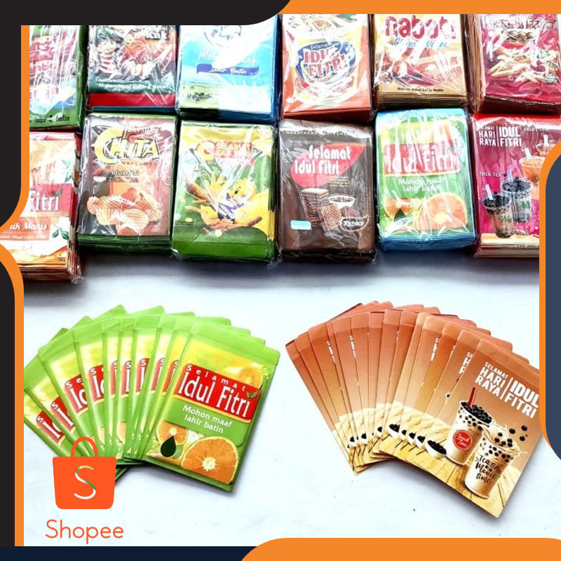 

Murah NEW 2023 Angpao Snack Isi 50 Angpau Selamat Lebaran Idul Fitri Ramadan - MILO 50 PCS - GARUDA 50 PCS Keren