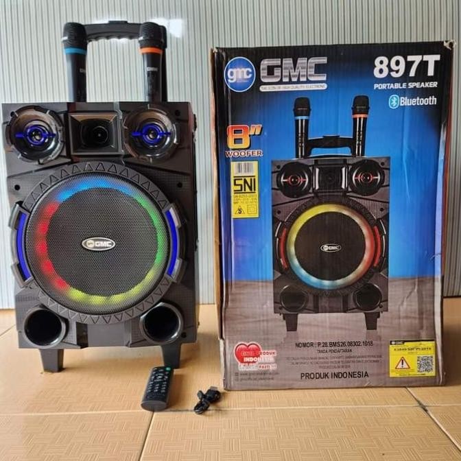 Gmc Speaker Portable 897T New Stok