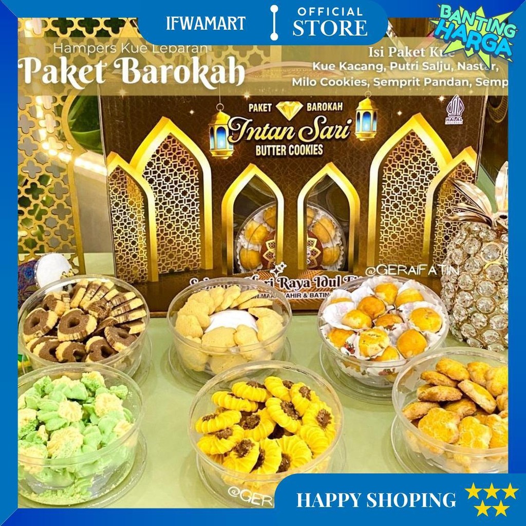 

Promo Ovina Paket Makmur Kue Lebaran Kue Kering Harga Promo / Parcel Lebaran D Gratis Ongkir