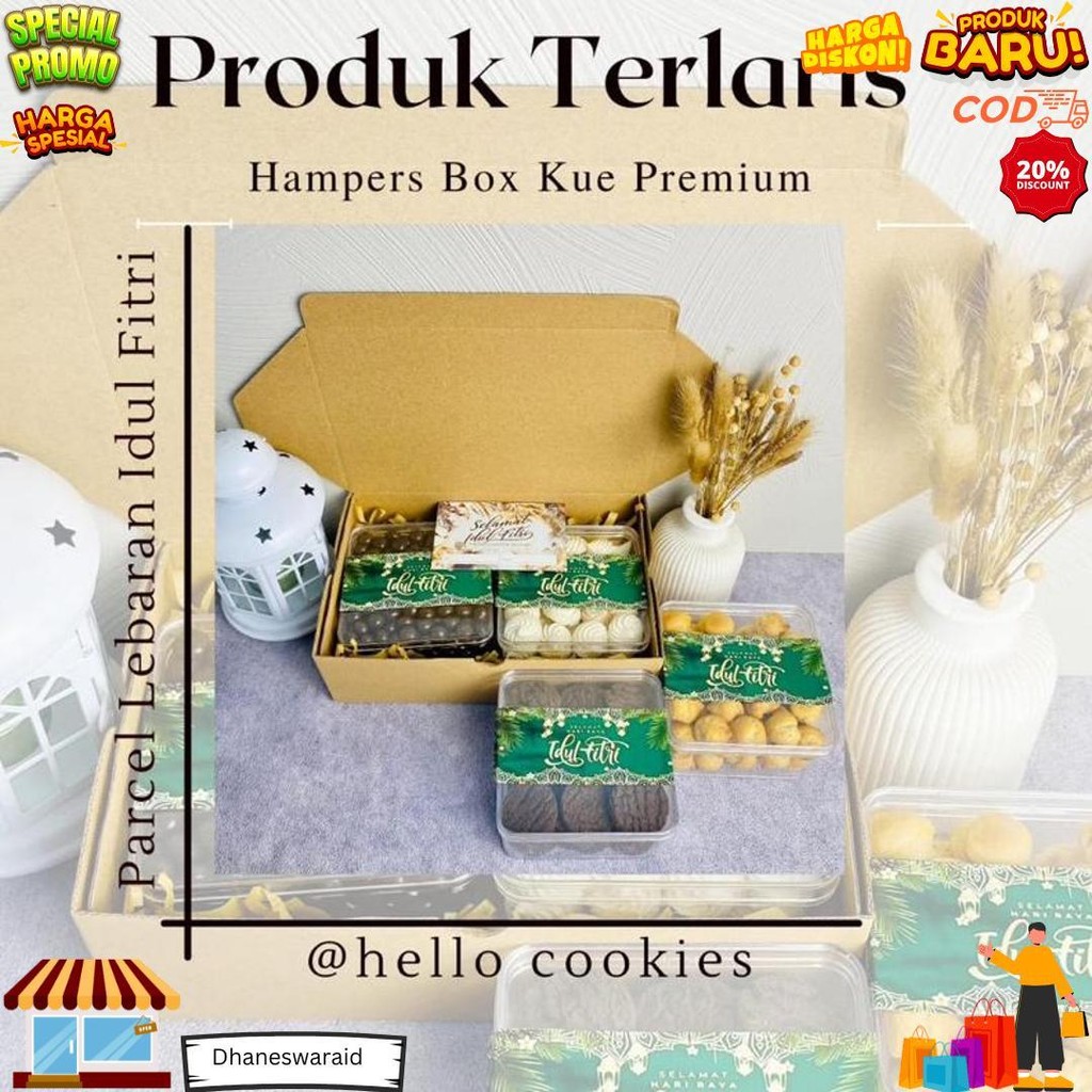 

Hampers Kue Kering Natal/Eid/Birthday/Giftbox D Terlaris