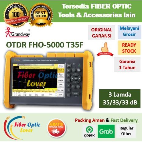 CO GRANDWAY OTDR FHO-5000 PRO T35F - 3 LAMDA 35/33dB - OTDR FIBER OPTIK