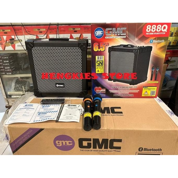 Speaker Gmc 888Q Portable Bluetooth New Stok