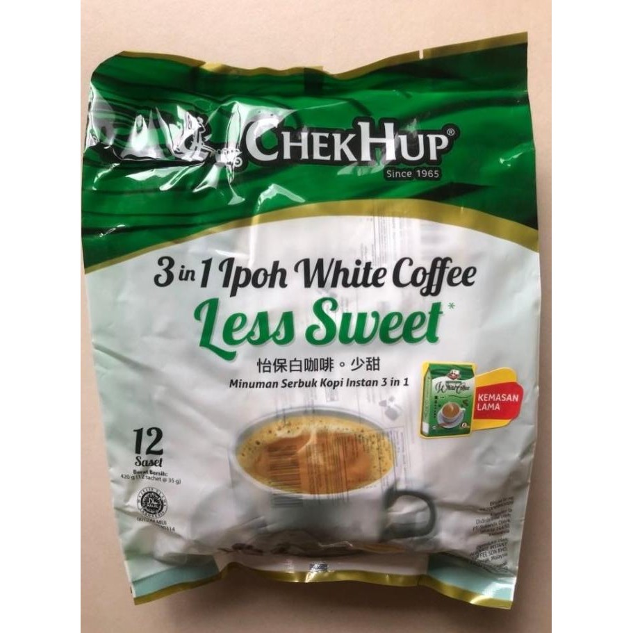 

Chekhup White Coffee Less Sweet/ Chek Hup/ Isntant Coffee 520G