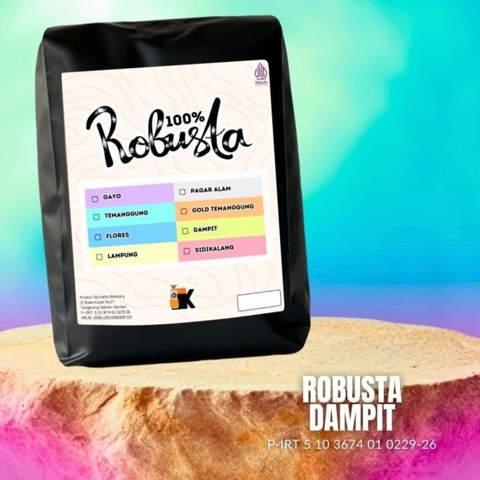 

Biji Kopi Fine Robusta Dampit Malang 250Gr By Kieta Coffee