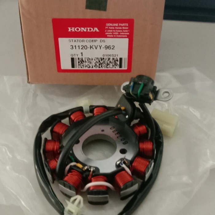 Spull/stator comp Beat / Scoopy karbu KVY kabel pulser 2 asli/ori