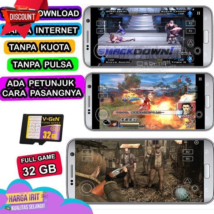 Flash Sale Micro SD untuk HP Android Basara 2 Godhand PES GTA Smackdown