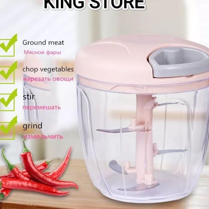 Chopper Tari Blender Manual Chopper Bear Mata 5 900Ml