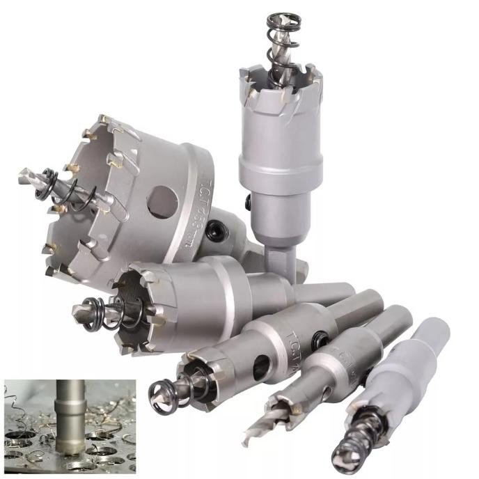 MATA BOR LUBANG UNTUK BESI KERAS HOLE SAW CARBIDE TCT