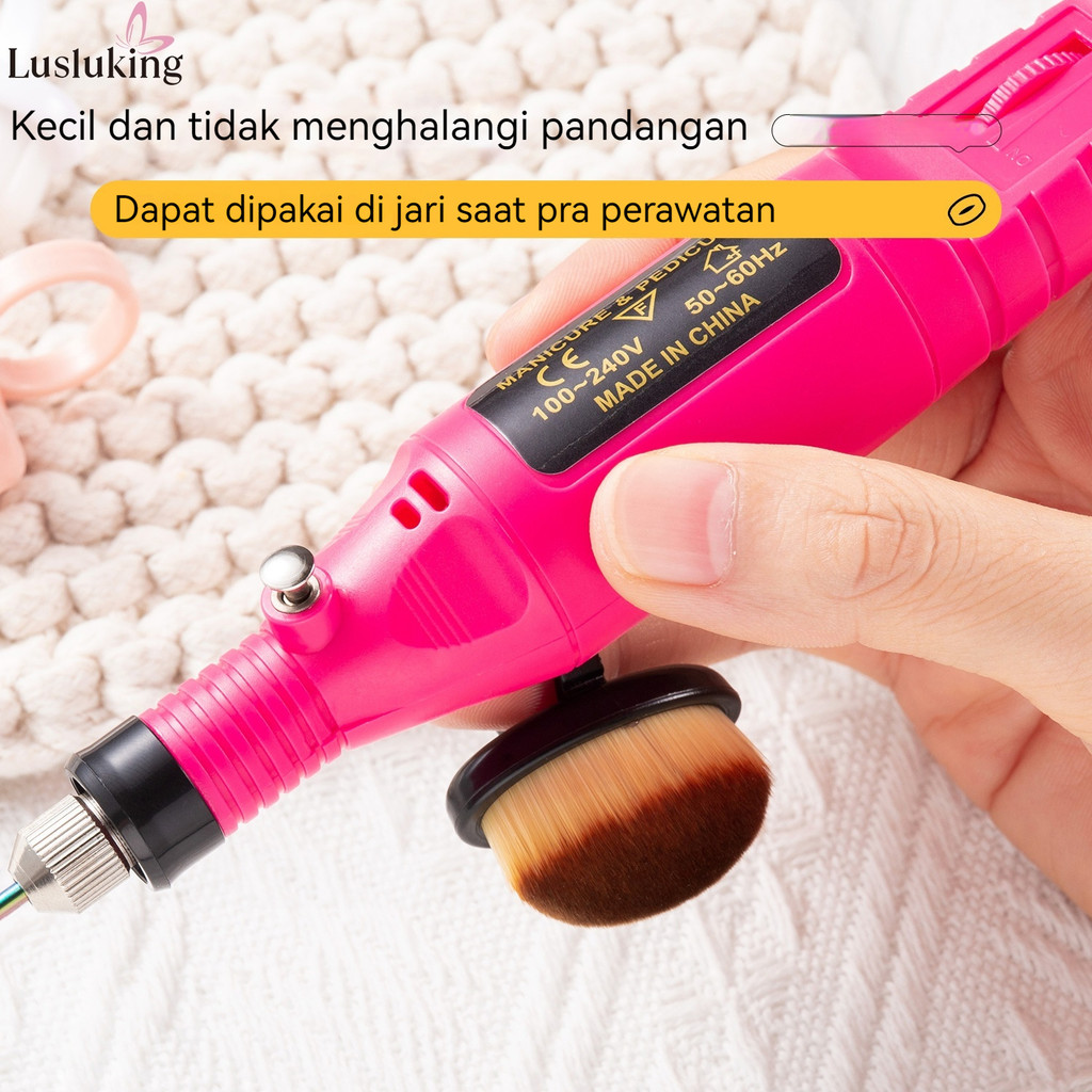 Sikat Pembersiha Kuku/Cincin Jari/Sikat Debu Cincin Seni Kuku/Pembersih Kotoran Debu Kuku/Nail brush